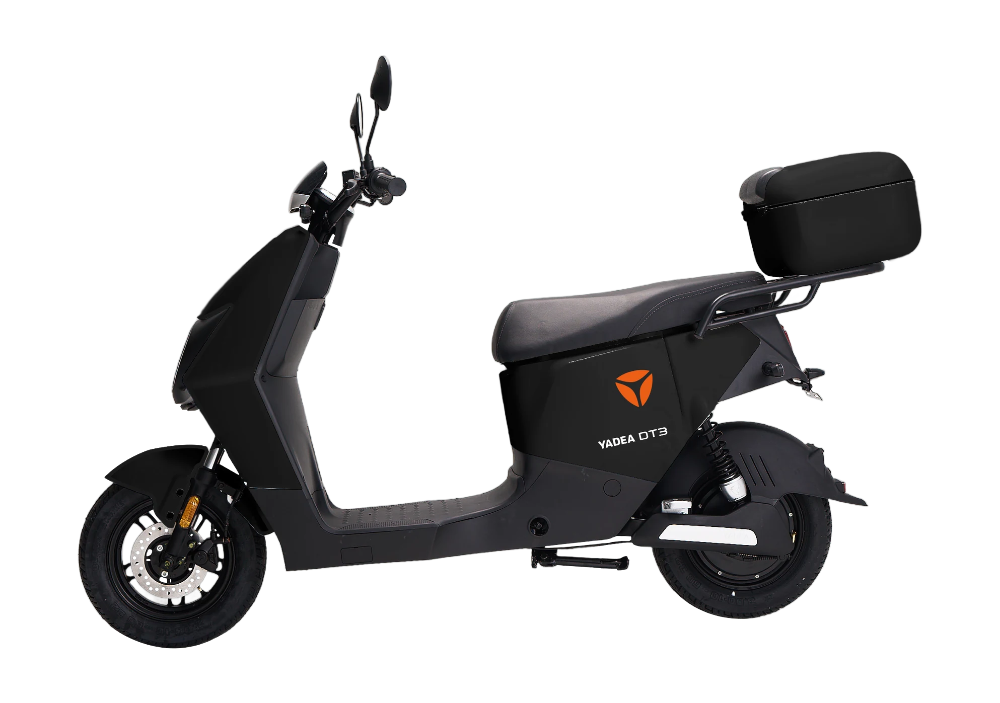 Yadea DT3 — scooter elétrica preta para uso diário