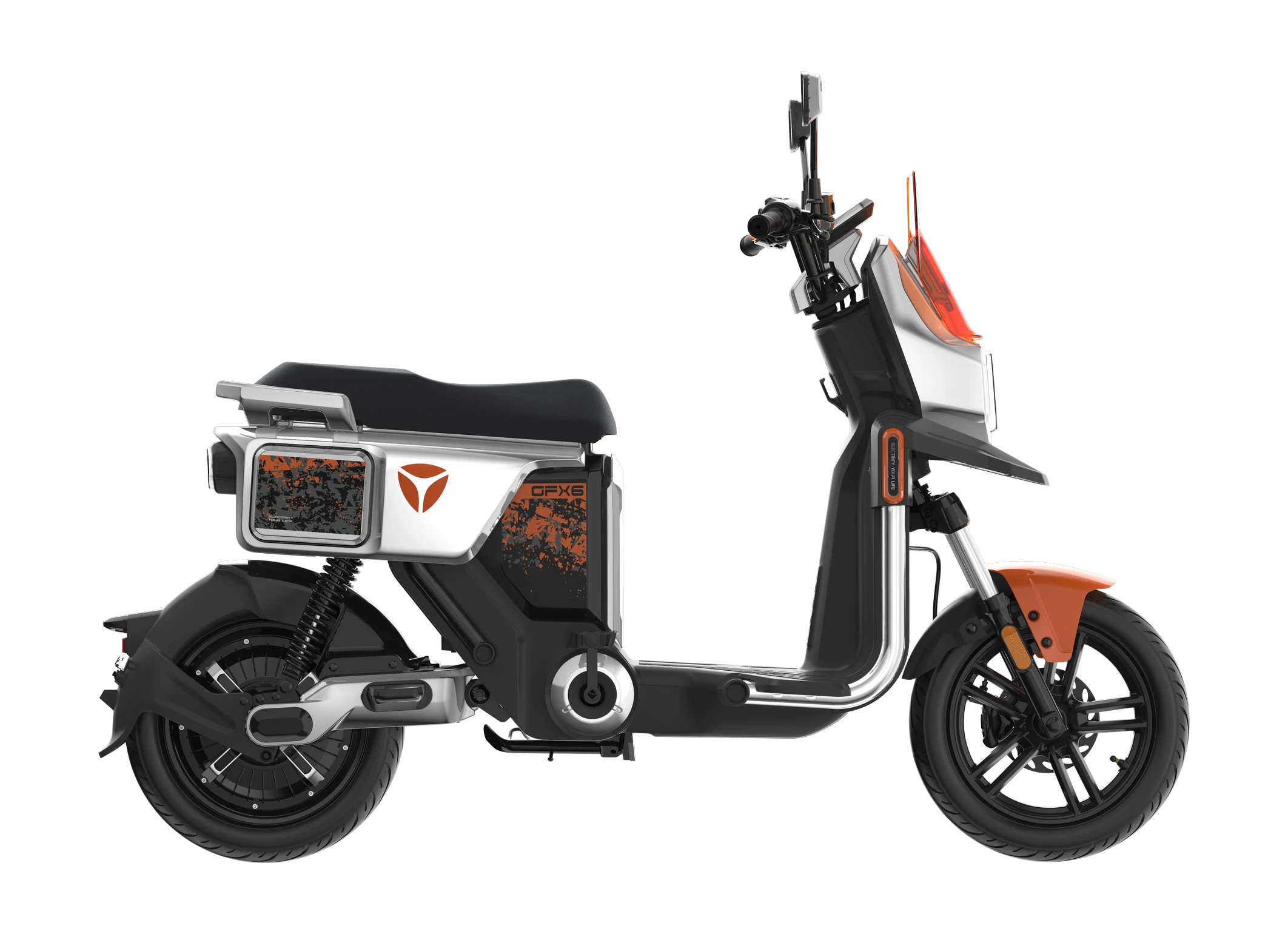 Yadea GFX 6 — scooter elétrica conectada com app, GPS e NFC